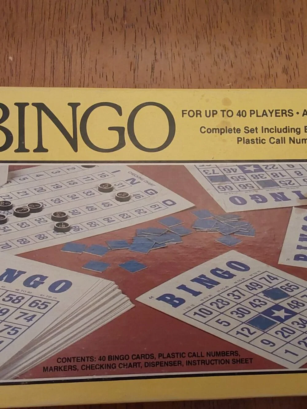 VINTAGE 1981 BINGO 40-Card Game by Whitman/Western Publishing LIKE NEW
